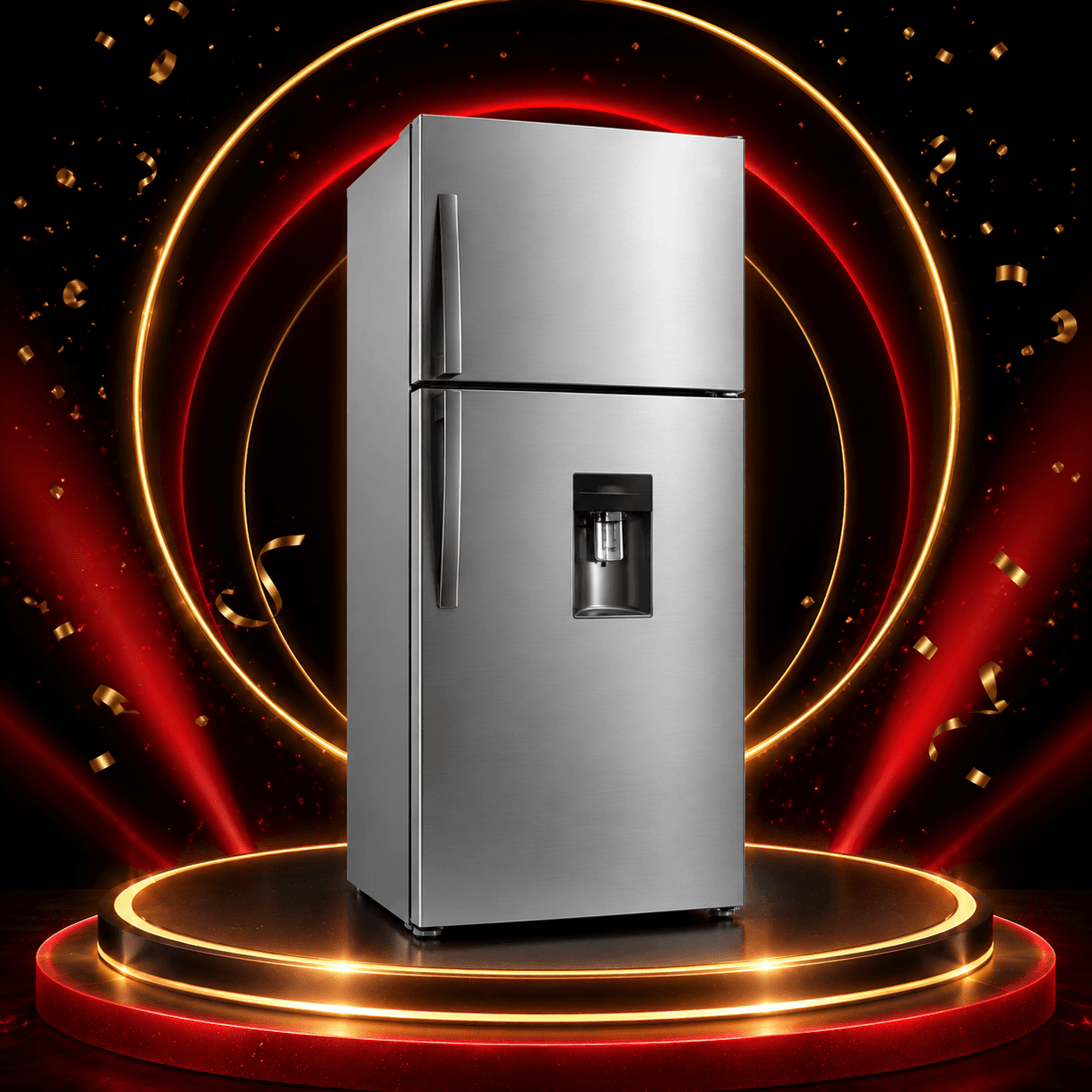 Refrigeradora, premio del sorteo